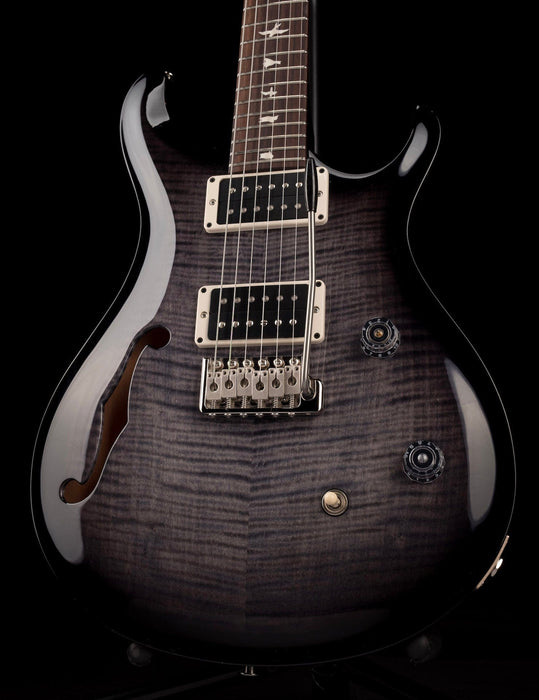 PRS CE24 Semi-Hollow Custom Color Faded Gray Black Smokewrap Burst