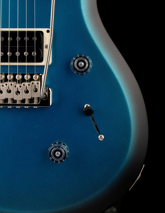 PRS S2 Custom 24 Custom Color Satin Frost Blue Metallic Smokeburst With Bag