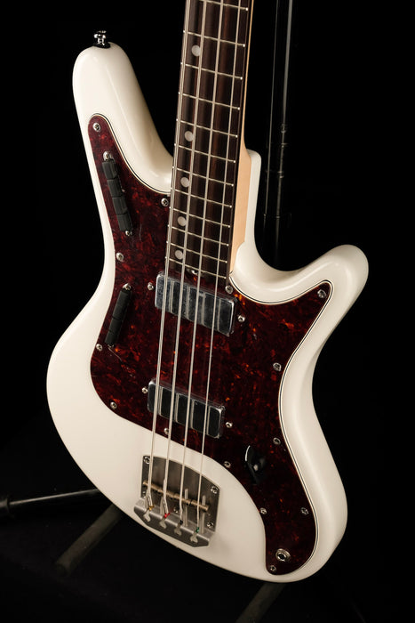 Nordstrand Audio Acinonyx Short Scale Bass - Olympic White w/ Tortoise Guard