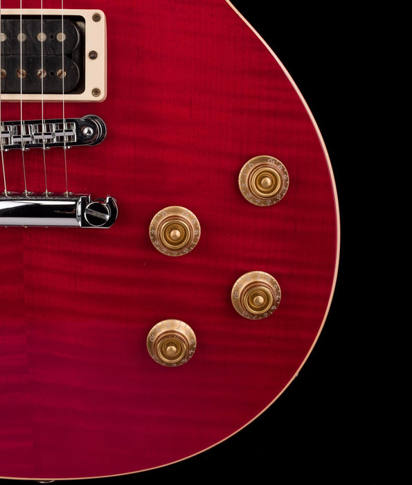 Used Gibson 120th Anniversary Les Paul Standard Plus AAAA Flametop Brilliant Red with OHSC