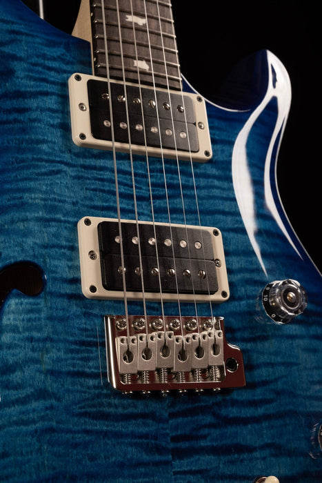 PRS CE 24 Semi-Hollow Faded Blue Burst With Gig Bag