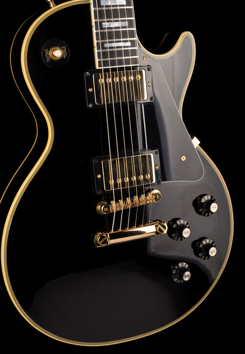 Gibson Custom Shop 1968 Les Paul Custom Reissue Gloss Ebony Electric Guitar With Case