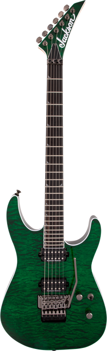 Jackson Pro Series Soloist SL2Q MAH Ebony Fingerboard Transparent Green