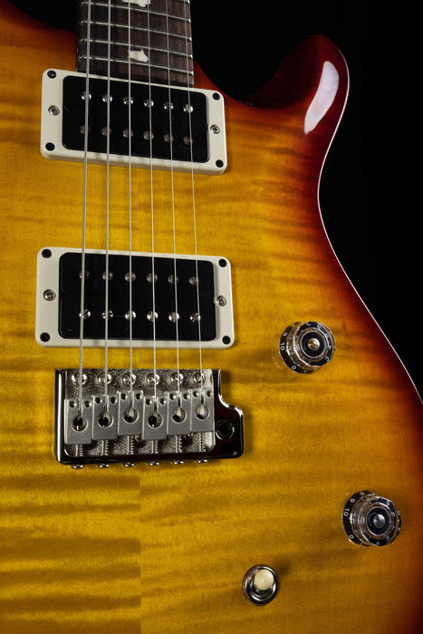 PRS CE24 Semi-Hollow Cherry Wrap Burst with Gig Bag