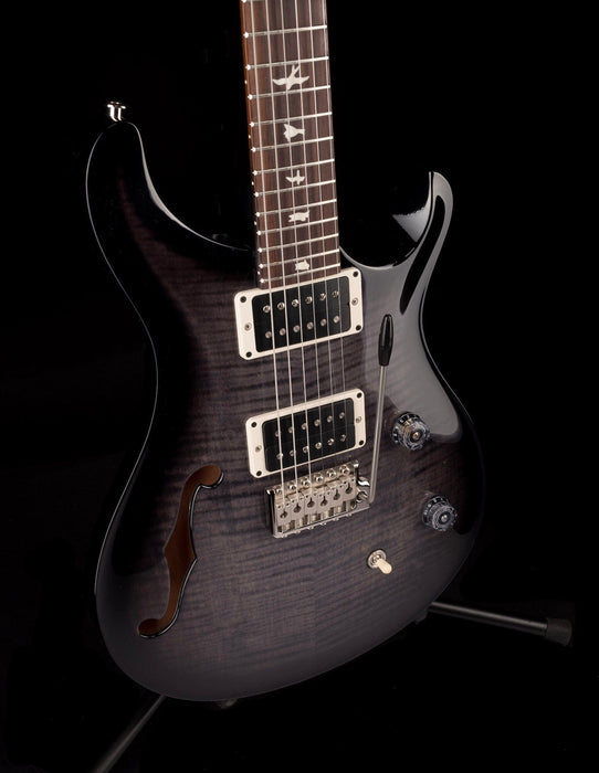 PRS CE24 Semi-Hollow Custom Color Faded Gray Black Smokewrap Burst