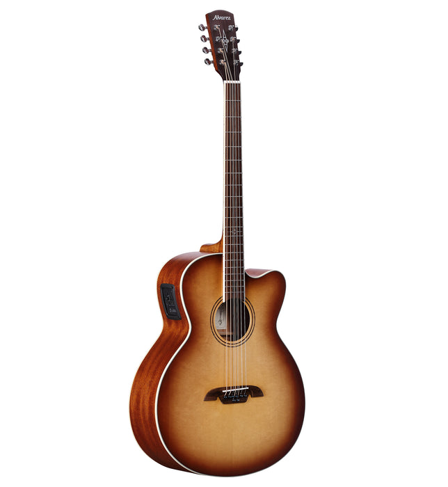 Alvarez ABT60CE-8SHB Artist 8-String Acoustic Electric Baritone Shadowburst