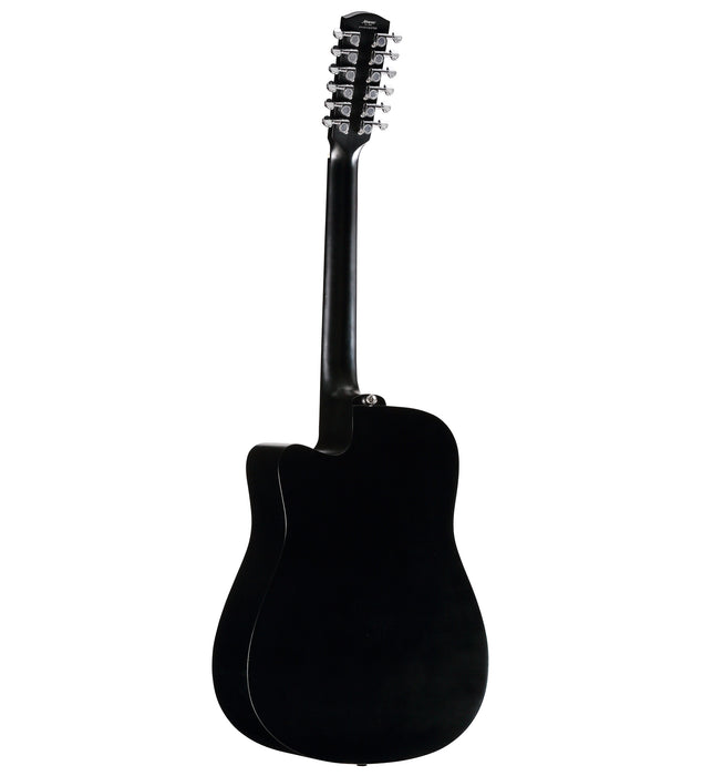 Alvarez Artist Series AD60-12CEBK 12 String Acoustic-Electric Dreadnought Guitar Black