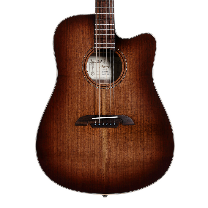 Alvarez ADWS-77CESHB Artist Elite Slim Body Dreadnaught Acoustic-Electric Cutaway Guitar