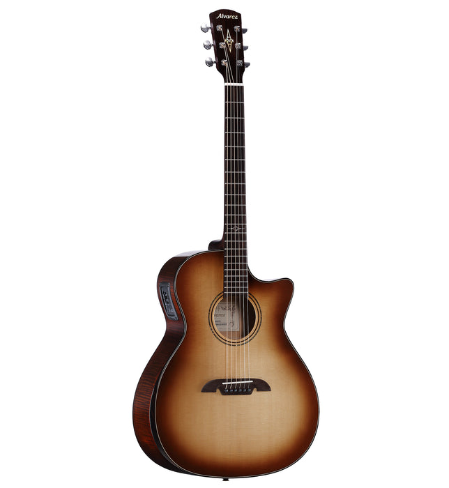 Alvarez AGFM80CEARSHB Artist Elite Grand Auditorium Acoustic Electric Cutaway Shadowburst Guitar