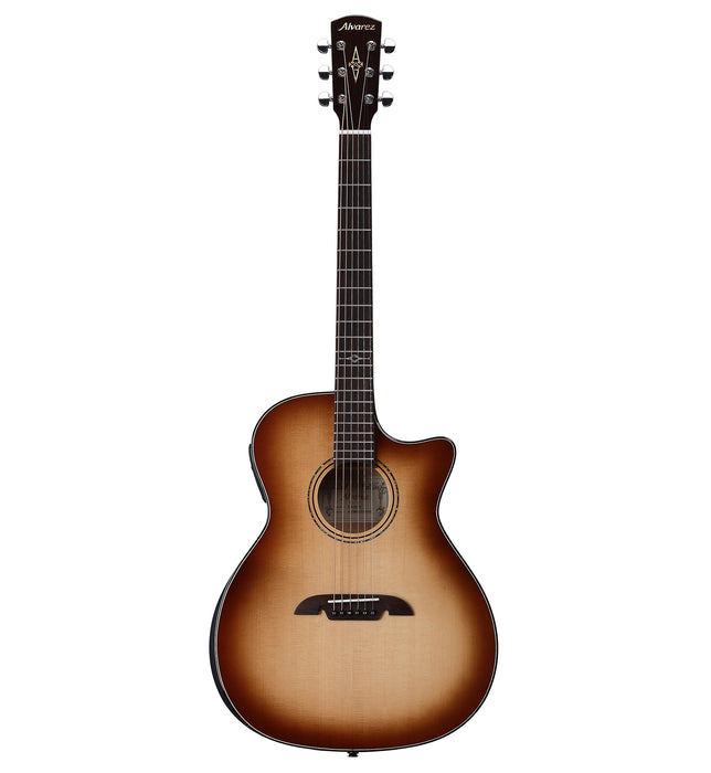 Alvarez AGFM80CEARSHB Artist Elite Grand Auditorium Acoustic Electric Cutaway Shadowburst Guitar