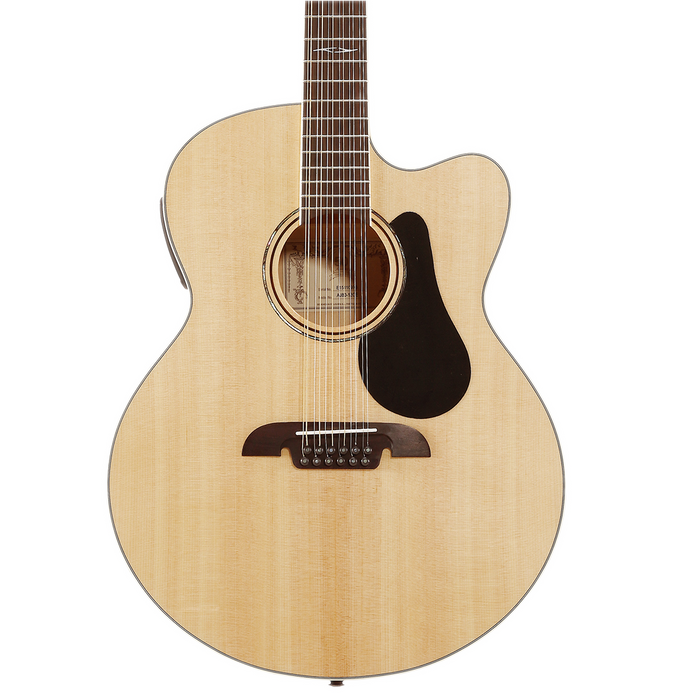 Alvarez AJ-80CE-12 String Cutaway Acoustic-Electric Jumbo Guitar Natural