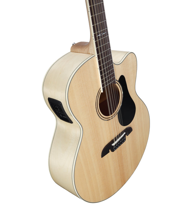 Alvarez AJ-80CE-12 String Cutaway Acoustic-Electric Jumbo Guitar Natural