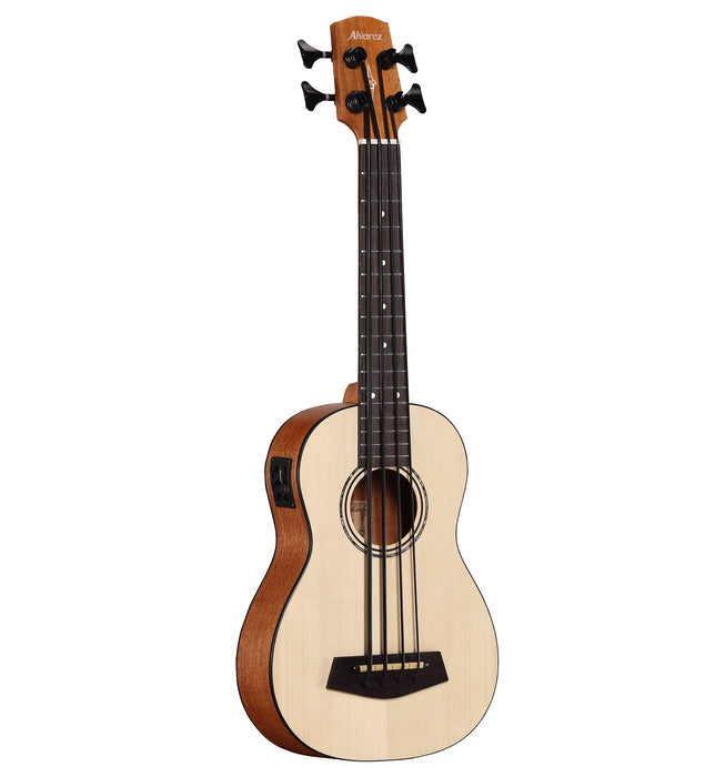 Alvarez AU60E-BASS Artist Bass Ukulele Acoustic Electric With EQ And Tuner