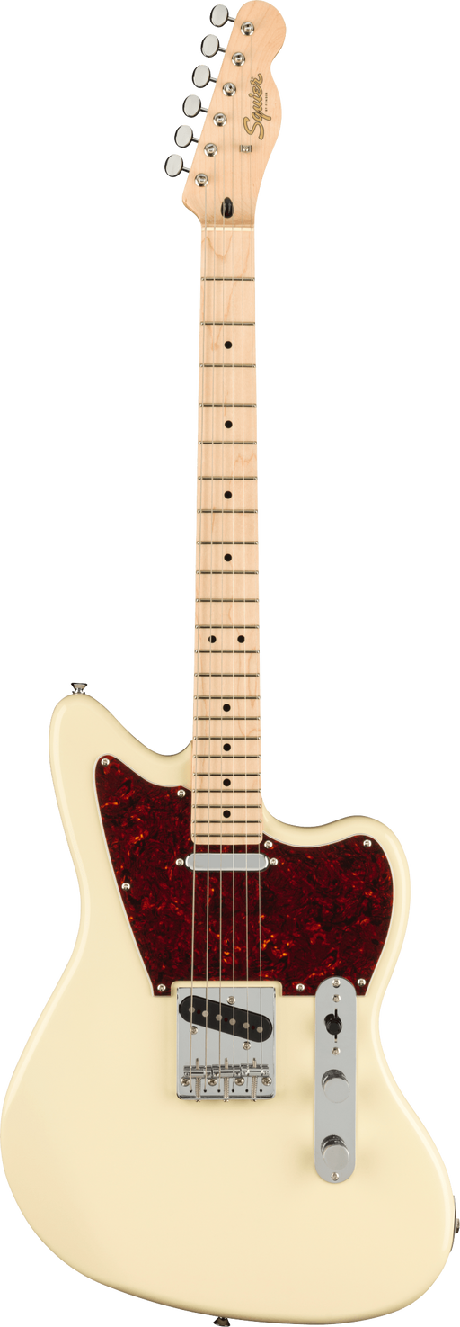 Squier Paranormal Offset Telecaster Maple Fingerboard Tortoiseshell Pickguard Olympic White