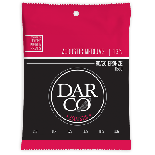 Martin D530 Darco Medium 13-56 80/20 Bronze Acoustic Guitar Strings