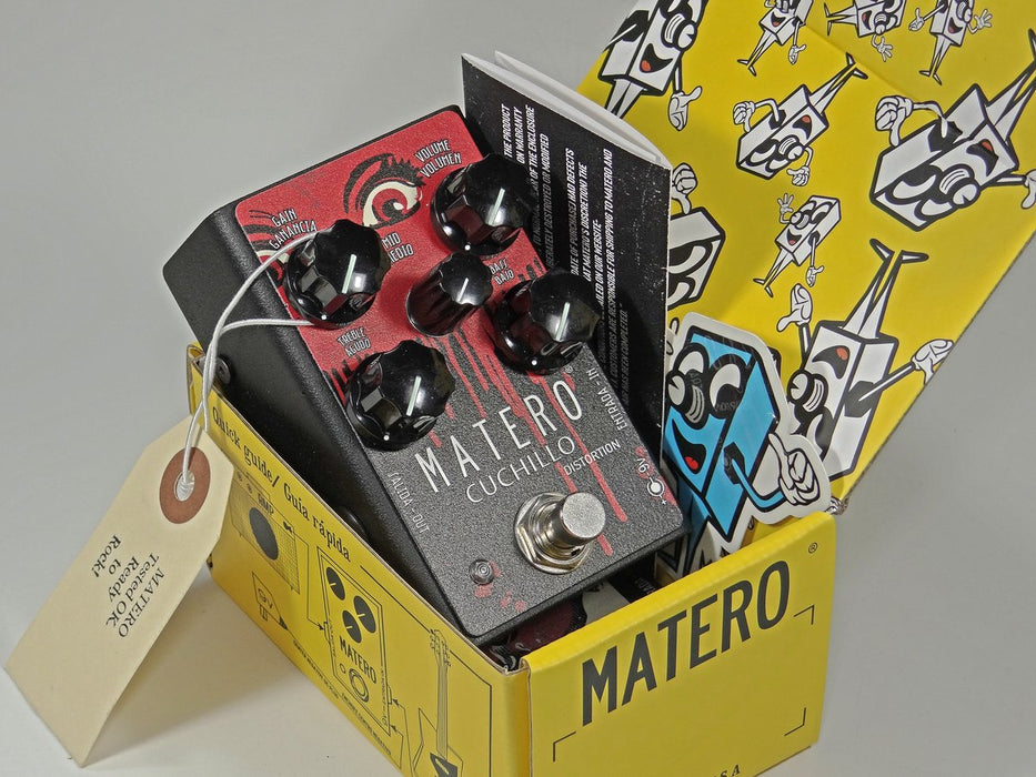 Matero Effects Cuchillo Distortion Guitar Effect Pedal