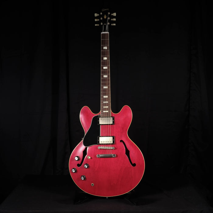 Pre Owned '15 Gibson Memphis '63 Reissue Block Inlay ES-335TDC Left Handed Cherry OHSC