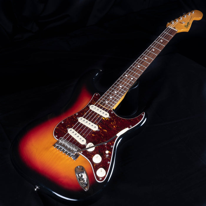 Used Squier Classic Vibe 60s Stratocaster Sunburst Electric Guitar With Bag