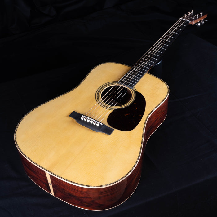 Martin Custom Shop 28 Style Dreadnaught Cocobolo and Adirondack Spruce Acoustic Guitar