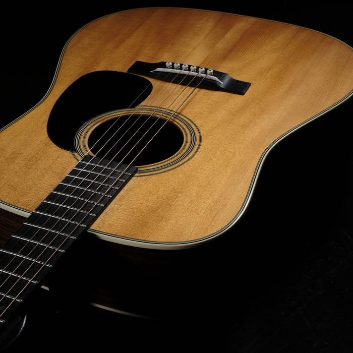 Martin Custom Shop Style 28 Dreadnaught Aged Sitka Spruce and East Indian Rosewood - Natural