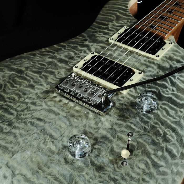 PRS SE Custom 24 Roasted Maple Limited - Trampas Green With Bag