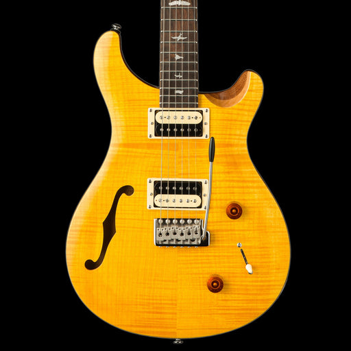 PRS SE Custom 22 Semi-Hollow Santana Yellow Electric Guitar