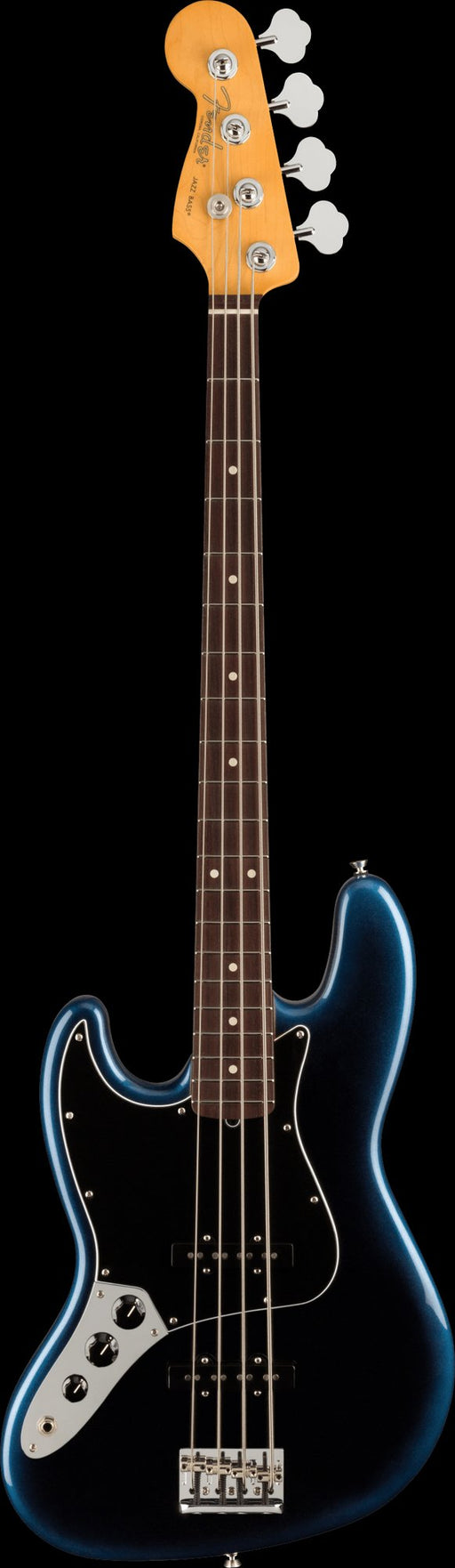 Fender American Professional II Jazz Bass Left-Hand Rosewood Fingerboard Dark Night With Case