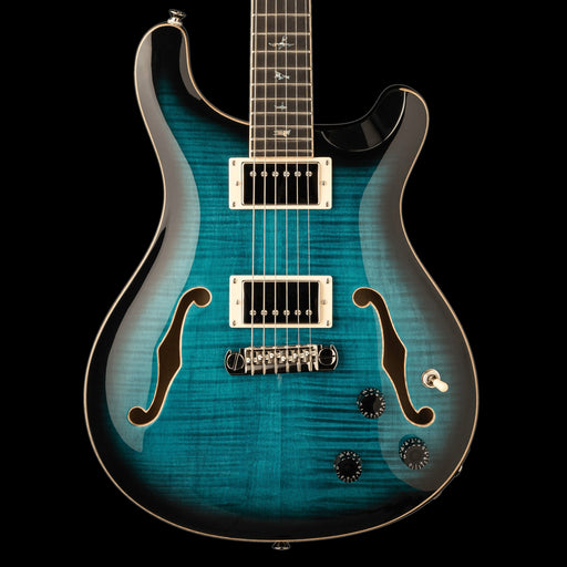 PRS SE Hollowbody II Piezo Peacock Blue Electric Guitar With Case