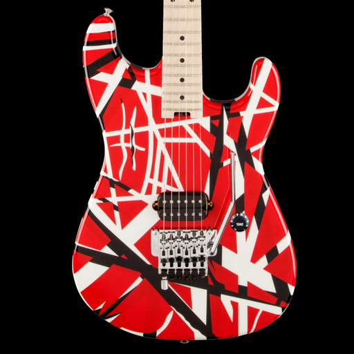 EVH Striped Series Red with Black Stripes Electric Guitar