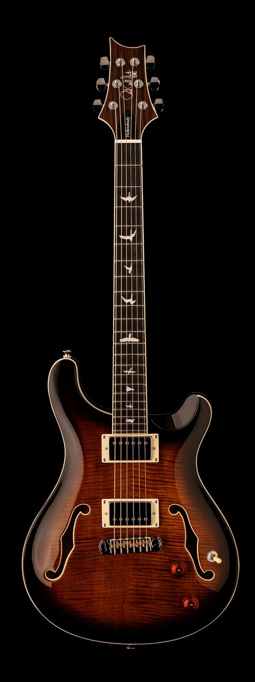 PRS SE Hollowbody II Black Gold Burst with Case