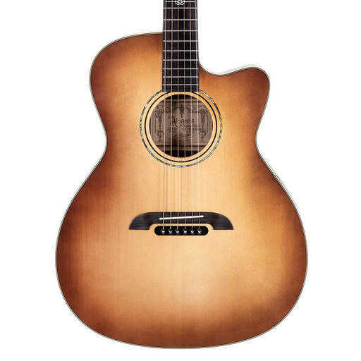 Alvarez Yairi GY70CESHB Grand Auditorium Dreadnought Acoustic Electric Shadowburst With Cutaway