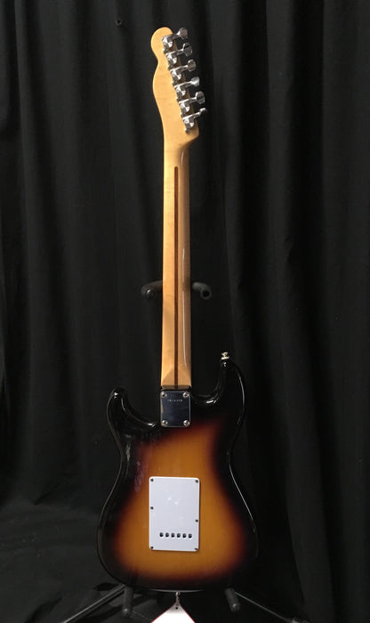 Used '80s Squier Bullet Maple Neck Stratocaster Sunburst With OHSC