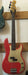 Used Squier Classic Vibe Precision Bass Fiesta Red With Bag