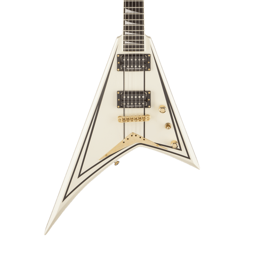 Jackson Pro Series Rhoads RRT-3 Ebony Fingerboard Ivory with Black Pinstripes