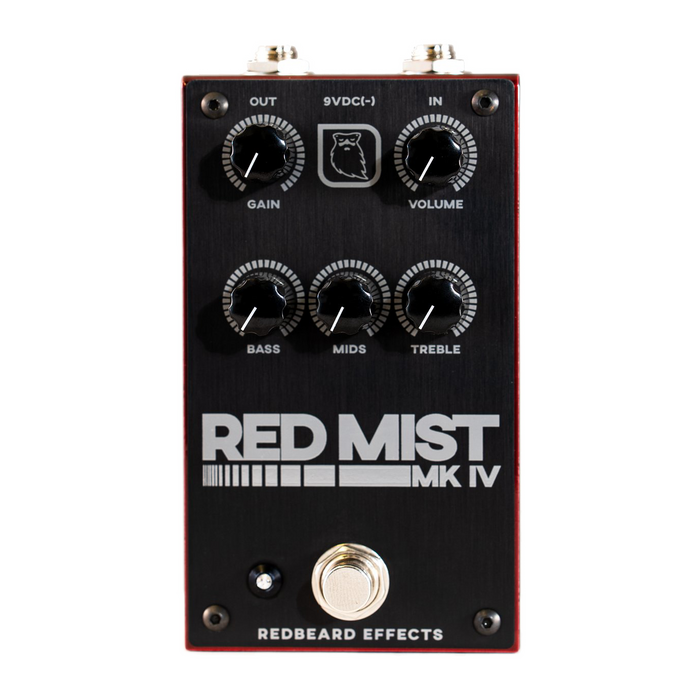 Redbeard Effects Red Mist Mk IV High Gain Drive Guitar Effect Pedal