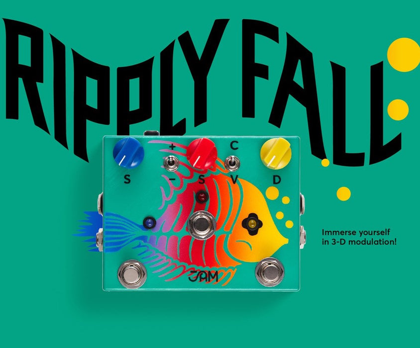 Jam Pedals Ripply Fall Chorus/Vibrato/Phaser Guitar Effect Pedal