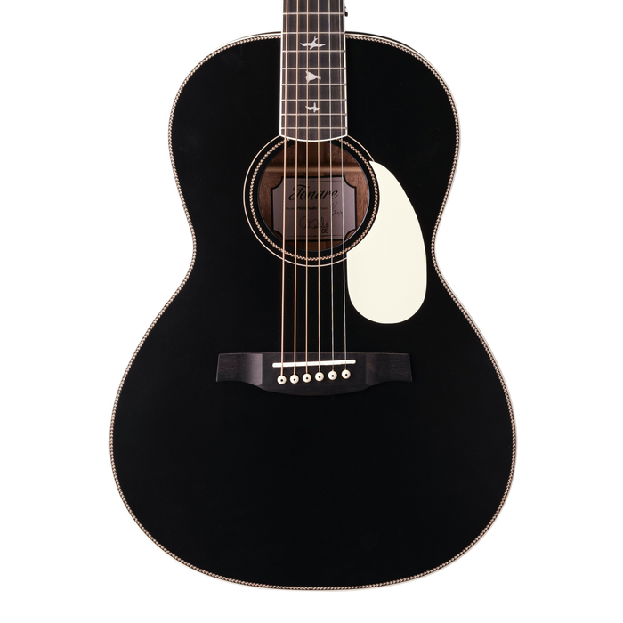 PRS SE Parlor P20 Acoustic Guitar - Black Satin Top