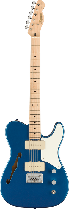 Squier Paranormal Cabronita Telecaster Thinline Maple Fingerboard Parchment Pickguard Lake Placid Blue