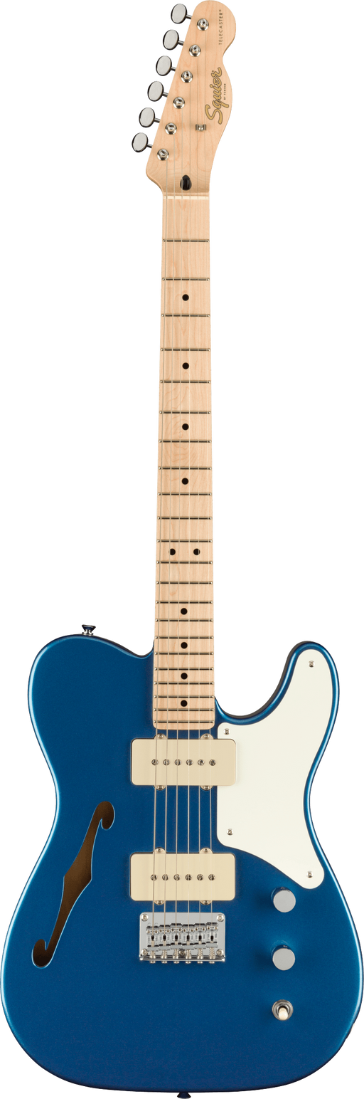 Squier Paranormal Cabronita Telecaster Thinline Maple Fingerboard Parchment Pickguard Lake Placid Blue