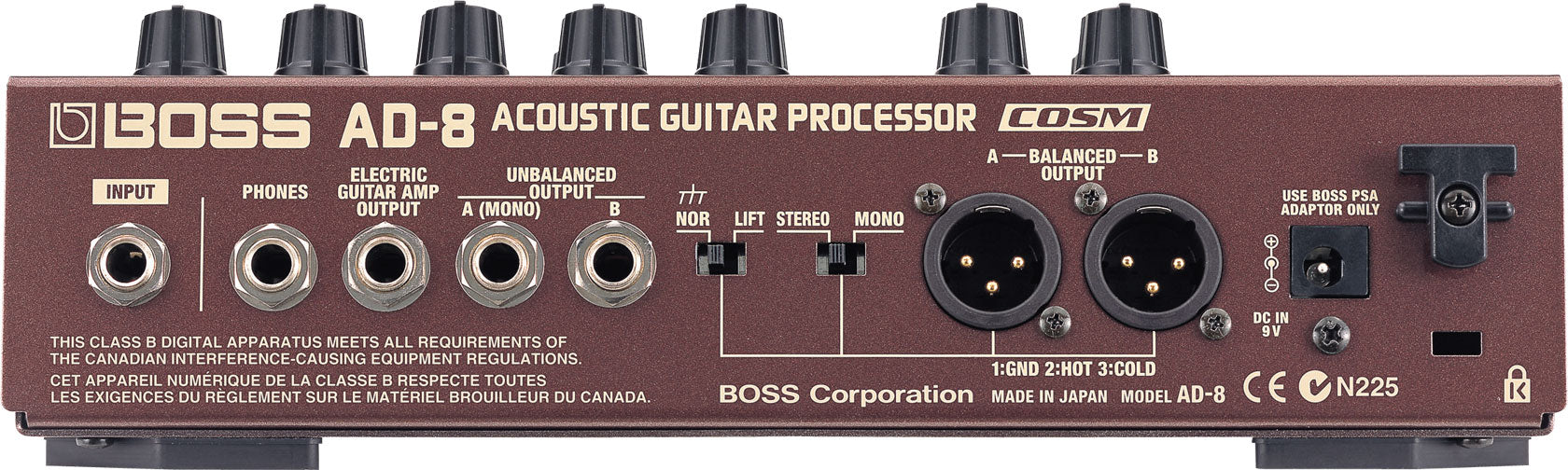 Boss AD-8 Acoustic Guitar Processor Guitar Pedal