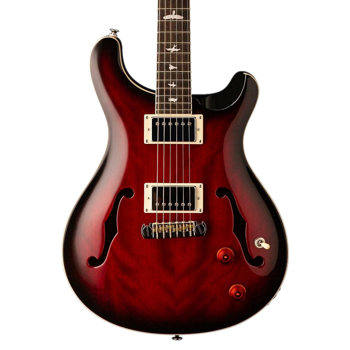 PRS SE Hollowbody Standard Fire Red Burst Electric Guitar