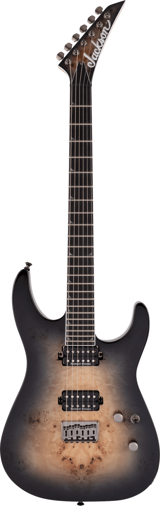 Jackson Pro Series Soloist SL2P MAH HT Ebony Fingerboard Transparent Black Burst