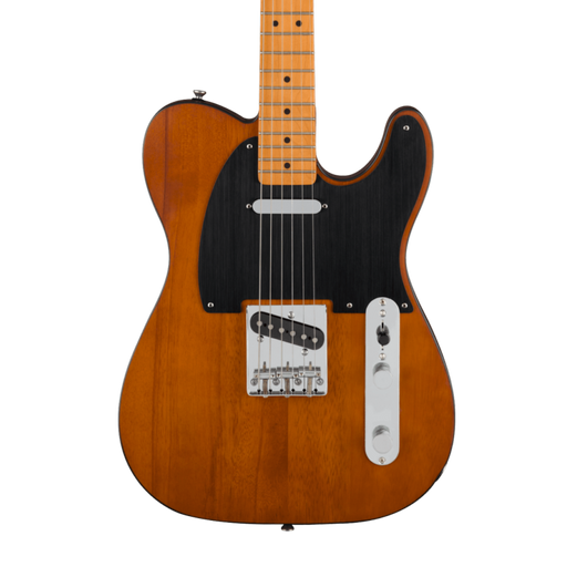 Squier 40th Anniversary Telecaster®, Vintage Edition, Maple Fingerboard, Black Anodized Pickguard, Satin Mocha Electric Guitars