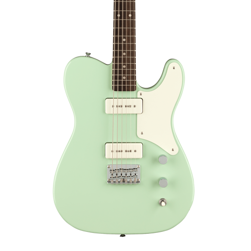 Squier Paranormal Baritone Cabronita Telecaster Parchment Guard Surf Green