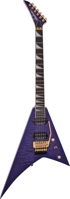 Jackson Pro Series Rhoads RR24Q Ebony Fingerboard Transparent Purple