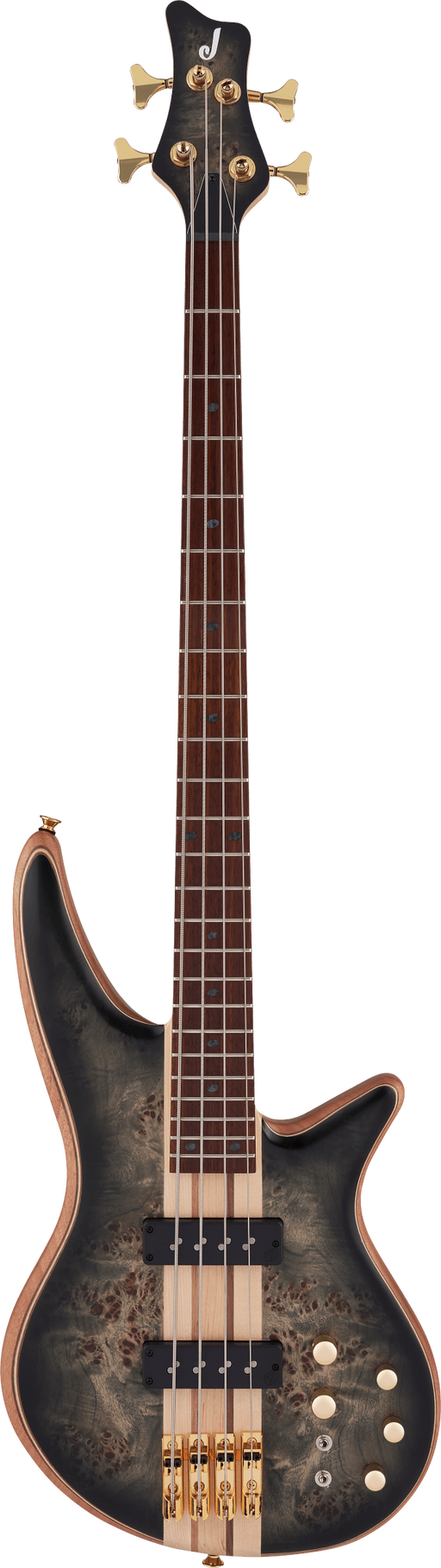 Jackson Pro Series Spectra Bass SBP IV Caramelized Jatoba Fingerboard Transparent Black Burst