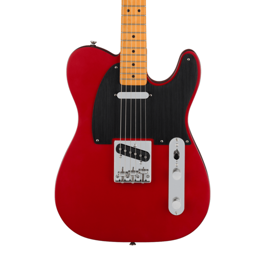 Squier 40th Anniversary Telecaster®, Vintage Edition, Maple Fingerboard, Black Anodized Pickguard, Satin Dakota Red Electric Guitars