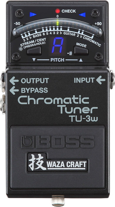 Boss TU-3W Waza Pedal Tuner Guitar Pedal