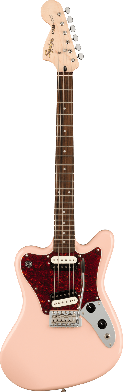 Squier Paranormal Super-Sonic™ Laurel Fingerboard Tortoiseshell Pickguard Shell Pink