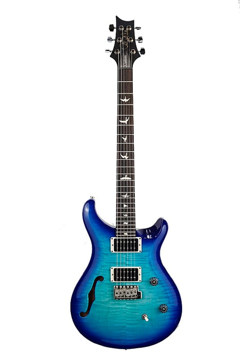 PRS CE 24 Semi-Hollow Aqua Smokeburst SATIN NECK One Off Electric Guitar With Gig Bag